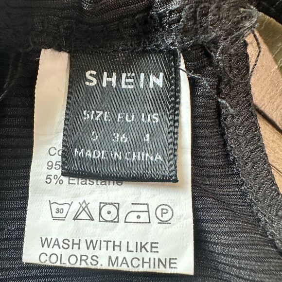 Bundle of 2 SHEIN Black Halter Crop Bra Top and White Tube Bra Top Size Small - Picture 9 of 12